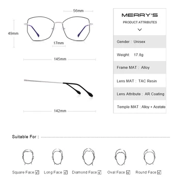 PRIECĪGUS IR Sieviešu Modes Tendences Brilles Rāmis Dāmas Tuvredzība Recepte, Optiskās brilles S2013