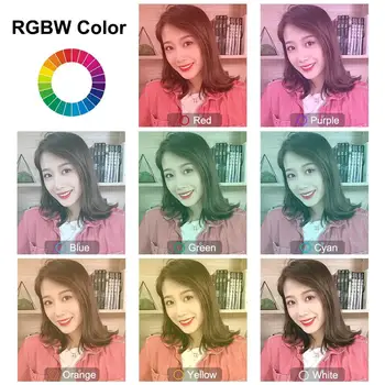 Profesionāli 10 Collu RGB Selfie Riņķa Gaisma ar Statīvu LED Gredzens Luktura Foto Studija Ringlight par Tiktok Youtube Video Gaismas