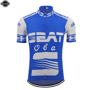 Riteņbraukšana jersey zilā krāsā ar īsām piedurknēm riteņbraukšana apģērbu ropa ciclismo triatlona velosipēds jersey velosipēdu drēbes maillot ciclismo mtb