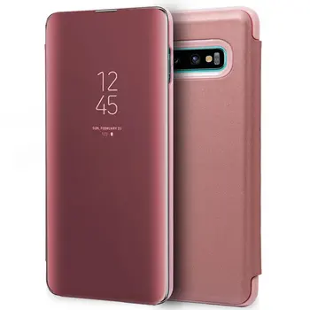 Samsung Galaxy S10 Plus Skaidru priekšstatu Pārsegu gadījumā rozā