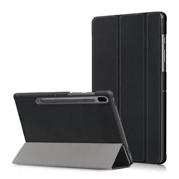 Samsung Galaxy Tab S6 2019 Gadījumā SM-T860 SM-T865 Magnētisko Ādas Tablet Case for Galaxy Tab S6 10.5 collu 2019 E-grāmatu Vāciņu