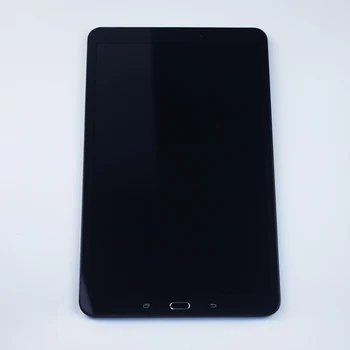 Samsung Galaxy Tab SM-T580 T580 T585 LCD Ekrānu Touch Screen Sensoru Panelis Digitizer Montāža Ar Rāmi