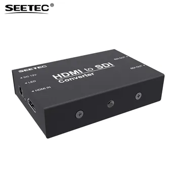 Seetec HTS HDMI-saderīgam SDI Converter Broadcast Converter Cieta Metāla Korpuss Melnā Mini Izmēra Dizains, Viegli pārnēsājams