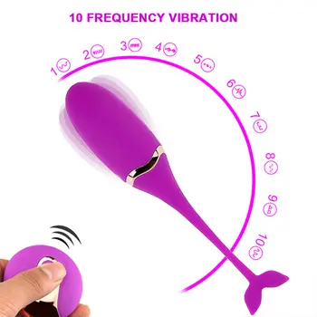Sieviešu Vibratori Bezvadu Tālvadības Ūdensizturīgs Lēkt Olu G-Spot Klitora Stimulators Maksts Masturbācija Massager Seksa Rotaļlietas