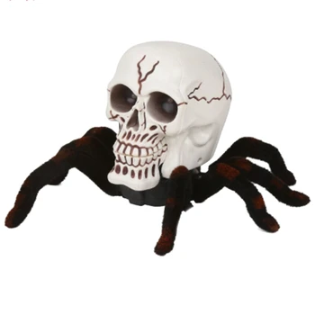 Simulācijas Skelets Tarantuls Triks, Rotaļlietas, Plīša py Palaidnība Galvaskausa Spider Centrālās Mazulis Halloween Jaunums Rotaļlietu