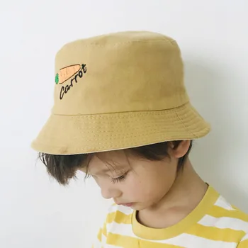 Streetwear Panama Spaini Cepures Bērniem Bērniem Āra Vasaras Atgriezeniska Spaiņa Cepuri, Zēns, Meitene Karikatūra Zvejas Cepure
