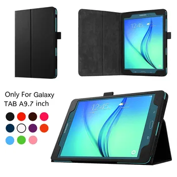 Tab 9.7 SM-T550 P550 Tablete Gadījumā, Flip Stends, PU Ādas Vāks priekš Samsung Galaxy Tab 9.7