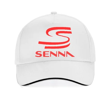 Vasaras Modes Varonis F1 Ayrton Senna klp Vīrieši Sievietes kokvilnas Tētis Sacīkšu auto Beisbola cepurītes regulējams Snapback Cepures kaulu Senna
