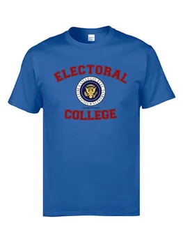 Vēlēšanu Koledžas Koleģiālo Dizains, Logo, T Krekli Vīriešu Tshirts Apaļu Apkakli, Īsām Piedurknēm Kokvilnas T Krekls 2019 Jaunu Sim Satilptu Tshirts