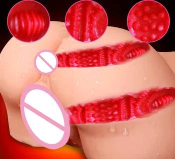 Vīriešu Masturbator Seksa Rotaļlietas Vīriešiem Masturbatings 3D Viltus Ass Nekustamā Maksts un Anālā Masturbācija Kauss Pieaugušajiem Produktu Seksa Mašīna