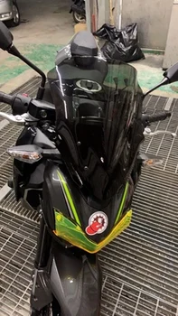 Z 900 Motocikla Priekšējā Vējstikla Viser Sejsegu jaunu stilu, Par Kawasaki Z900 2017 2018 Double Bubble Melnais Vēja Deflektori