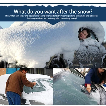 Ziemas Vējstikla Pārsegs Automašīnas Sniega Pārklājums Auto Vējstikla Pārsegs Sniega Aizsargs Sniega Ledus Vairogs, Lai Vējstikla Automašīnas Priekšējā Logā