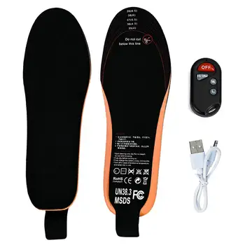 Ziemā Silda Zolīte USB Lādējamu Apsildāmi Zolīte Ar Tālvadības pulti Kāju Siltāks