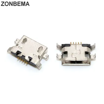 ZONBEMA 100gab/daudz Lenovo S720 A670 S650 S820e S658T A830 A850 S939 P780 USB Uzlādes Port Savienotājs Ligzda Doks Plug Jack