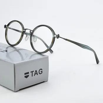 Zīmola kārta titāna briļļu rāmis vīriešu brilles sievietēm tuvredzība rāmja brilles, optiskās brilles rāmji vīriešu briļļu ietvari