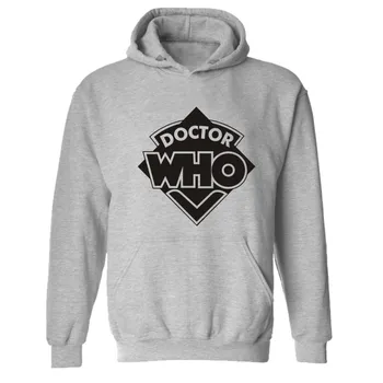 Ļaunais Vilks TARDIS Ārsts, Kurš Police Vīrieši Sievietes pelēkā vārna Rudens Ziemas Vilnas Krekls Modes Harajuku Jaka Pāris Drēbes