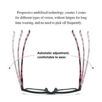 +1.0~+3.5 Multifokāla Lasīšanas Brilles Pakāpeniski Bifocal Anti Blue Ray UV Aizsargāt Presbyopic Brilles Datoru Briļļu 2020
