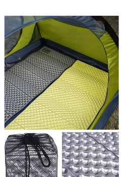 190*57cm tūrisma paklājiņš portatīvo miega spilventiņu piknika putu gultas matrača ceļojumu, pārgājienu aprīkojums, sega, Ūdensnecaurlaidīgs Moistureproof