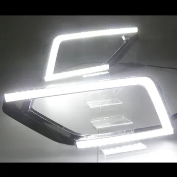 2 Gab Car Styling Dienas Gaitas Lukturi LED Miglas Luktura Vāciņš Auto Dekorēšana Aksesuāri Volkswagen Teramont Atlas 2017-2020