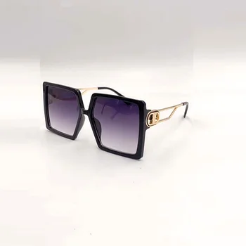 2020. gadam Vēstule Rāmja Saulesbrilles Sieviešu Vintage Laukumā Saulesbrilles Retro Punk Brilles Toņos Lielas, Rāmji, Brilles UV400 Oculos De Sol