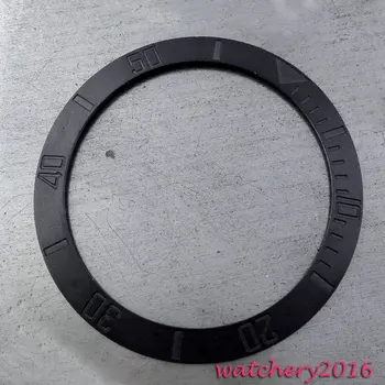 38mm augstas kvalitātes black keramikas bezel Jaunu Modes gadījuma rezerves daļas, ievietojiet skatīties komplekts fit automātiskā kustības Skatīties Bezel