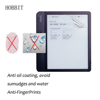 3Pack Skaidrs LCD Vairogs Filmas Kobo Svari H2O 2019 Atbrīvošanu 7 Collu Ereader Rokas Tablet Anti-Scratch HD Ekrāna Aizsargs