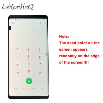 AMOLED LCD SAMSUNG GALAXY Note 9 lcd Samsung Note9 N960F N9600 N960N Displejs, Touch Screen Digitizer lcd ar mirušo vietas