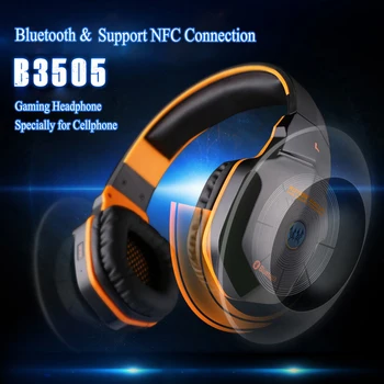 B3505 Spēļu Austiņas Bluetooth 4.1 Bezvadu Stereo Austiņas Austiņas ar Mikrofonu, lai Spēlētājs Telefoni DATORU, Portatīvo Mūzikas Atskaņotāju