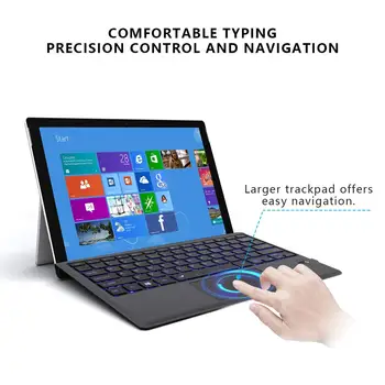 Backlit Bezvadu Bluetooth Klaviatūra Microsoft Surface Pro 6 2018 Pro 5 Pro 7 Pro 4 Pro 3 iet 2 Tastatūras Planšetdatoru Tastatūru