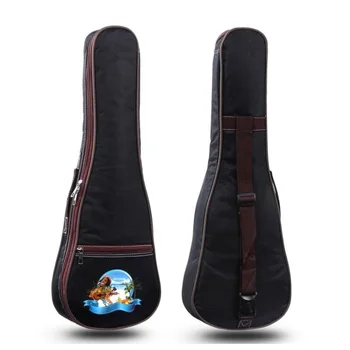 Bezmaksas piegāde 21inch Havajiešu ģitāra plecu havajiešu ģitāra soma ceļojumu mazo ģitāras soma vienkāršu 4-string maza ģitāra lietā 21 Collu somas