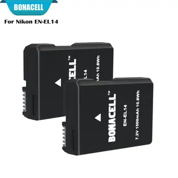 Bonacell 7.2 V 1500mAh Akumulatorus Nikon D3100 D3200 D3300 D5100 D5200 D5300 P7000 P7100 P7700 P7800 L50