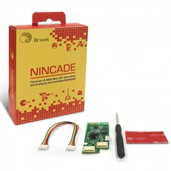 Brook NINCADE DIY Komplektu PS4 Wii U Pro Bluetooth Bezvadu Kontrolieris Gamepad Joypad par Nintend IZTEIKSMĒ par Famicom Mini