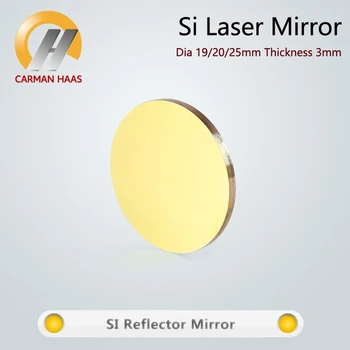 Carmanhaas Co2 Lāzera Si Spoguļa Dia. 19 20 25mm Silīcija Atstarojošs CO2 Atstarotājs Objektīvs
