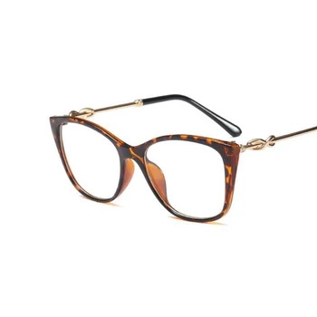 Dāmas Rozā Sqaure Briļļu Rāmji Sievietēm Metāla Kāju Zīmola Dizainere Optiskās Brilles Modes Acu Rāmji Sieviete Datoru Brilles