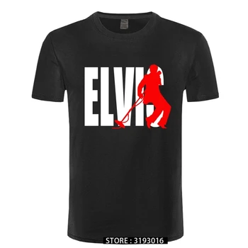 Elvis Presley, The King Smieklīgi Tee Kreklu Augstas Kvalitātes 3D Tshirt Vīriešiem Jaunums Topi ar Īsām Piedurknēm Cool T-krekls Vīriešiem Ziemassvētku Krekls