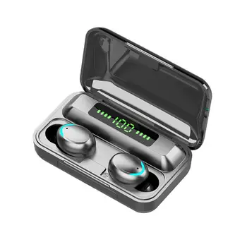 F9-5 TWS Austiņas Bezvadu Bluetooth 5.0 Austiņas 9D Stereo Sporta Ūdensizturīgs Earbuds Spēļu Austiņas Spēlētājs ar Mikrofonu