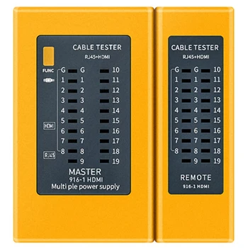 HDMI Augstas Izšķirtspējas Digitālo Kabeli Testeri Portatīvo RJ45 Kabeli Testeri Tracker
