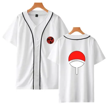 Hip Hop Balts t-veida Jaunu Anime Naruto beisbola t krekls, Vīriešu, Sieviešu Topi Gadījuma Vasaras t krekls Zēniem Piemērotas Atdzist beisbola t-krekls