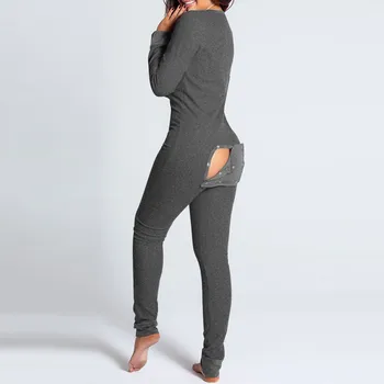 Ir 2021. Jauno Gadu Un Priecīgus Ziemassvētkus Funkcionālās Buttoned Vāka Iespiests Pieaugušajiem Pidžamu Atbilstu Viens Gabals Sleepwear Noņemams Jumpsuits