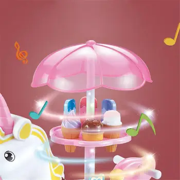 Jaunu Simulācijas Candy Mūzika Saldējums Auto Bērniem Virtuves Izlikties, Spēlēt Rotaļlietas Mini Push Auto Rotaļu Agrīnās Izglītības Rotaļlieta, Bērnu, Bērniem, Dāvanu