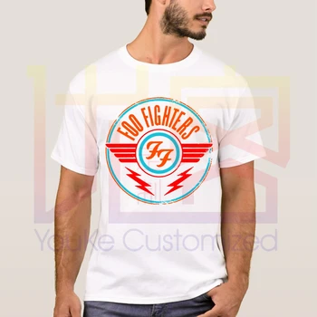 Jaunākās 2020. gada Vasaras Foo Fighters Logo, Kokvilnas Drēbes Gadījuma Vīriešu T Krekls Klāt Homme Topi, t-veida, S-4XL