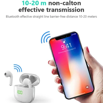 K6 TWS Bezvadu Bluetooth Austiņas Ear Bud Bluetooth 5.1 Eaphones Taisnība, Bezvadu Austiņām Touch Kontroli Mūzikas Earbuds tālruni