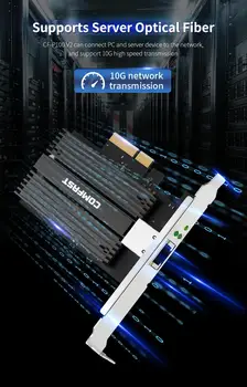 KF-P100V2 AQC107 10G Ethernet PCI Express 3.0 Bezvadu Adapteri 2,5 G/5.G/10G PCIE-X4 Tīkla karte 10Gbps Ātri Pārvades Dongle