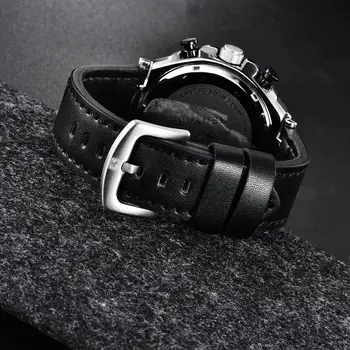 Kvarca daudzfunkciju vīriešu pulksteņi BENYAR Modes biznesa sportā vīriešu rokas pulkstenis militāro ūdensizturīgs chronograph Relogio Masculino