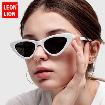 LeonLion Modes Cat Eye Saulesbrilles Sieviešu Vintage Brilles Sievietēm Mazo Saulesbrilles Sieviešu Zīmola Dizainere Oculos De Sol Feminino