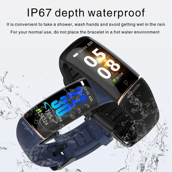 LIGE 2019 Jaunu Modes fitnesa rokassprādze Veselīgu sirds likmi, asins spiediena monitoru, smartband ūdensizturīgs smart fit watch bitu joslas