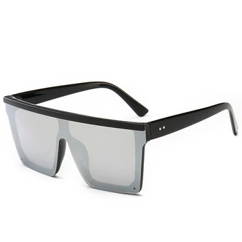 Luksusa Saulesbrilles Sieviešu 2020. Gadam Lielgabarīta Pārredzamu Saulesbrilles Jauno Dizaineru Vīriešiem Vintage Flat Top Brilles UV400 Gafas de sol