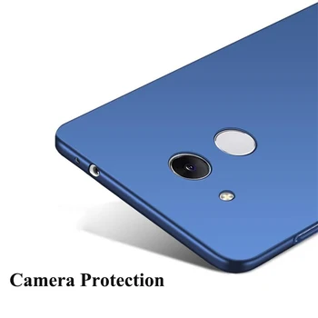 MAKAVO Par Huawei Honor 6.c Pro Lietā 360 Aizsardzības Slim Matte Cietās Plastmasas Aizmugurējo Vāciņu Huawei V9 Spēlēt Telefonu Gadījumos Mājokļu
