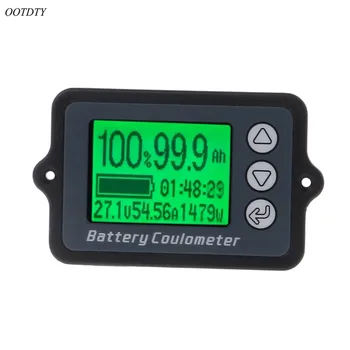 OOTDTY 80V 350A TK15 Precizitāti Akumulatoru Testeris LiFePO Kulona Skaitītājs LCD Coulometer