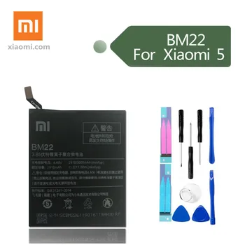 Oriģināls Xiaomi Akumulatora BM22 Akumulatora Xiaomi Mi5 M5 Bateria Batterij 3000mAh Mi5 Akumulatora 5 M5 MI 5 bm22 akumulators